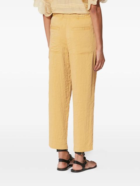 MARANT ÉTOILE Bilna trousers - Yellow