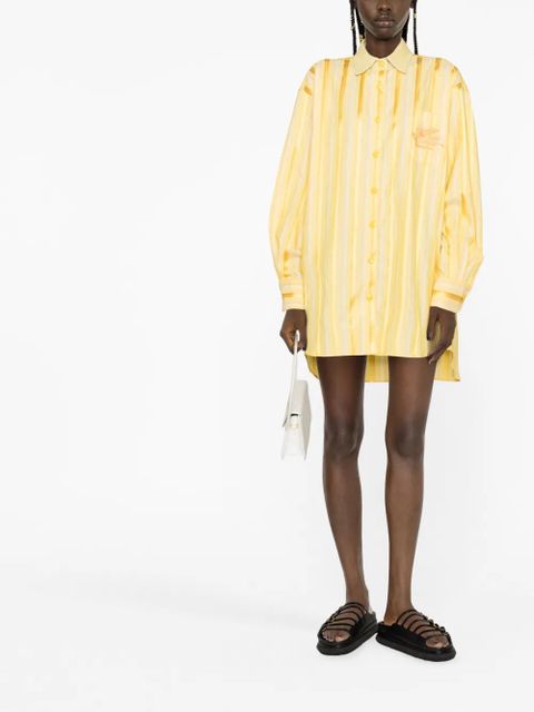 ETRO striped shirt dress - Yellow - zdjęcie produktu nr 2
