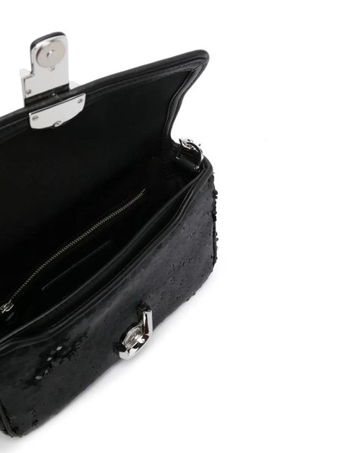 Marc Jacobs The Sequin J Marc shoulder bag - Black