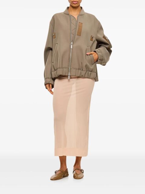 Simone Rocha translucent skirt - Neutrals