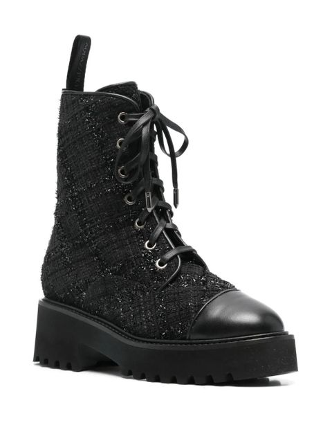 Aquazzura 50mm Desert boots - Black