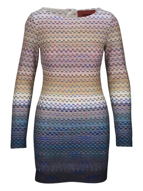 Missoni ombre-knit mini dress - Neutrals - zdjęcie produktu nr 1