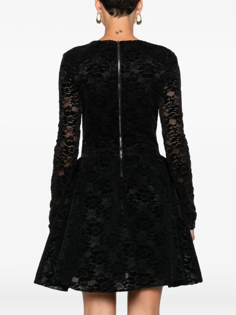 Maje lace-panel flared dress - Black - zdjęcie produktu nr 2