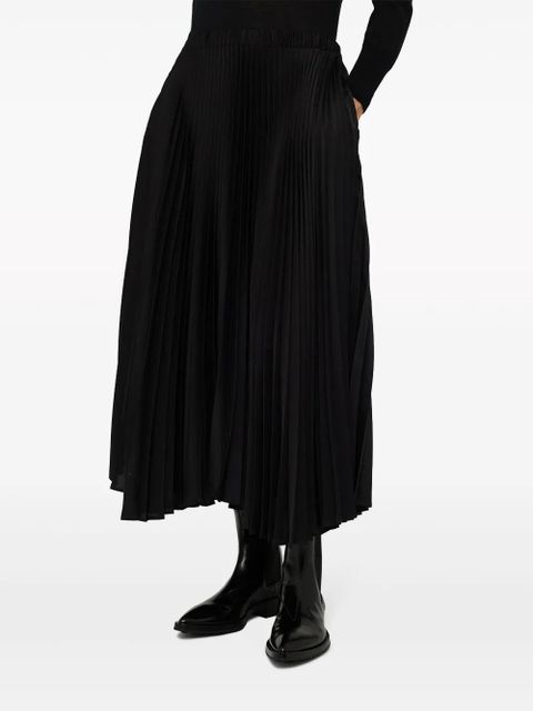 Jil Sander high-waist pleated midi skirt - Black - zdjęcie produktu nr 2