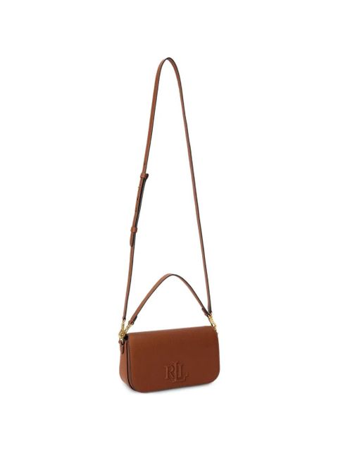 Lauren Ralph Lauren embossed shoulder bag - Brown