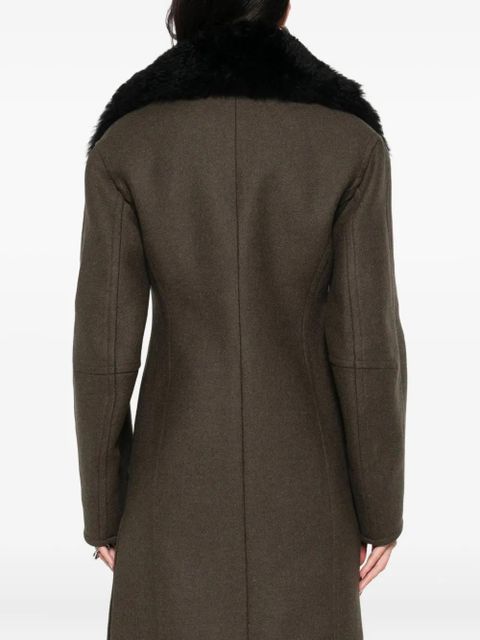 Blumarine single-breasted coat - Green