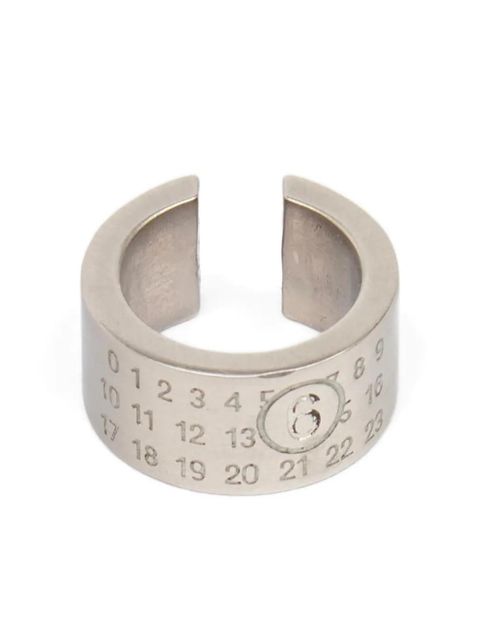 MM6 Maison Margiela Minimal numeric earcuff - Silver - zdjęcie produktu nr 1
