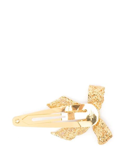 SHUSHU/TONG x Yvmin bow-shape hair clip - Gold - zdjęcie produktu nr 2