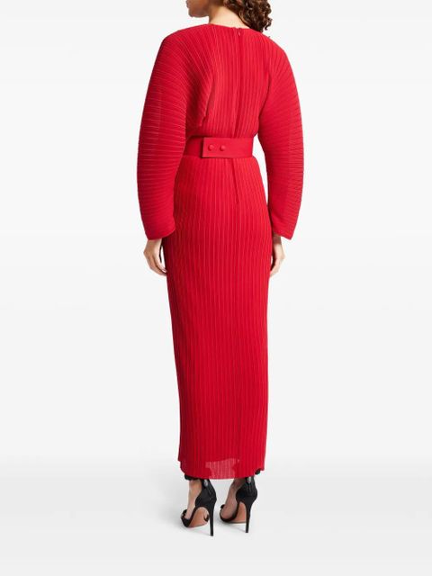 Solace London Mirabelle maxi dress - Red