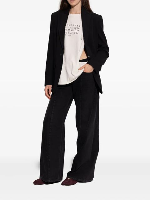 Maison Margiela cutout-panel pants - Black