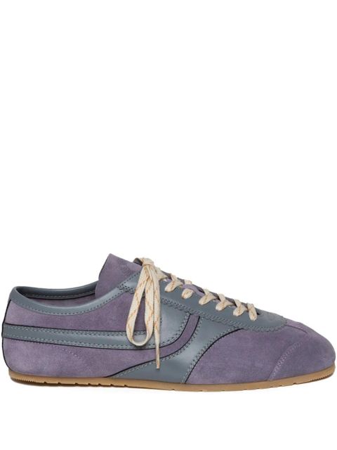 DRIES VAN NOTEN suede-panelled sneakers - Purple - zdjęcie produktu nr 1