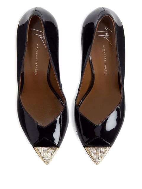 Giuseppe Zanotti 105mm Intriigo rhinestone sandals - Black