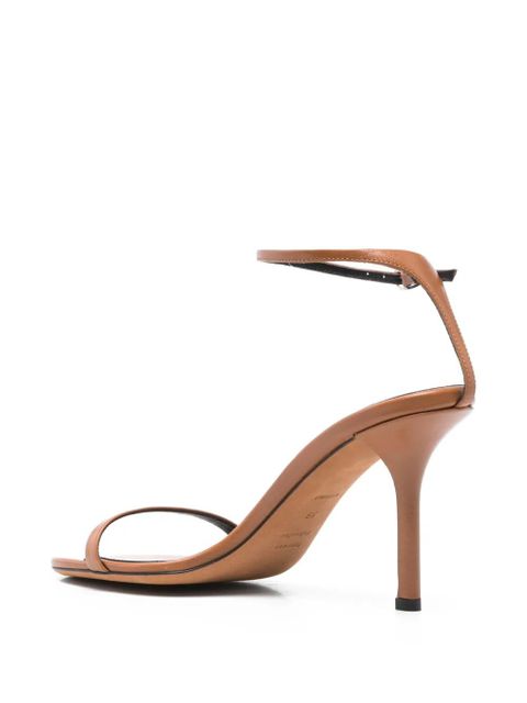 Proenza Schouler 90mm ankle-strap leather sandals - Brown - zdjęcie produktu nr 2