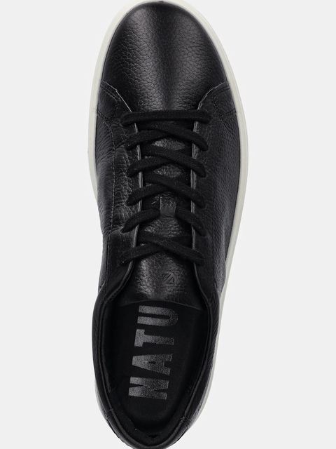 Ecco sneakersy skórzane Soft 60 W damskie kolor czarny 219203-01001