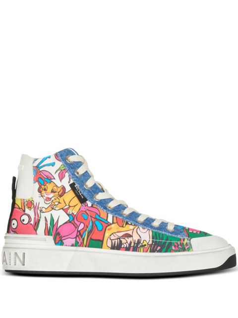 Balmain x Disney high-top sneakers - Blue - zdjęcie produktu nr 1