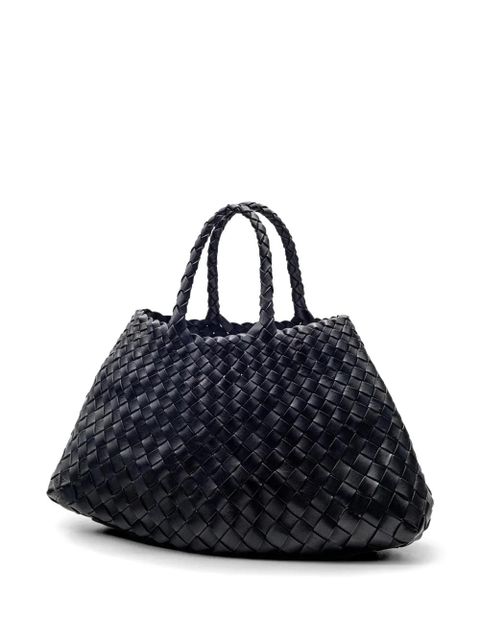 DRAGON DIFFUSION Santa Croce braided-handle tote bag - Black - zdjęcie produktu nr 2