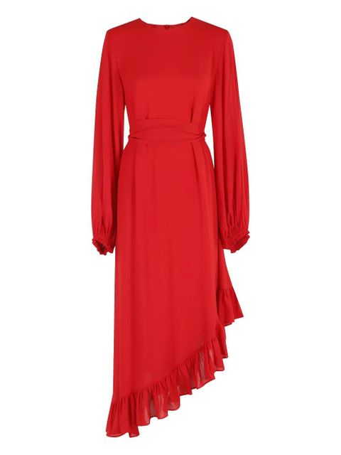 Essentiel Antwerp ruffled maxi dress - Red - zdjęcie produktu nr 1