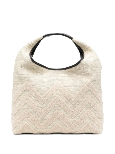 Missoni zigzag-pattern tote bag - Neutrals - zdjęcie produktu nr 1