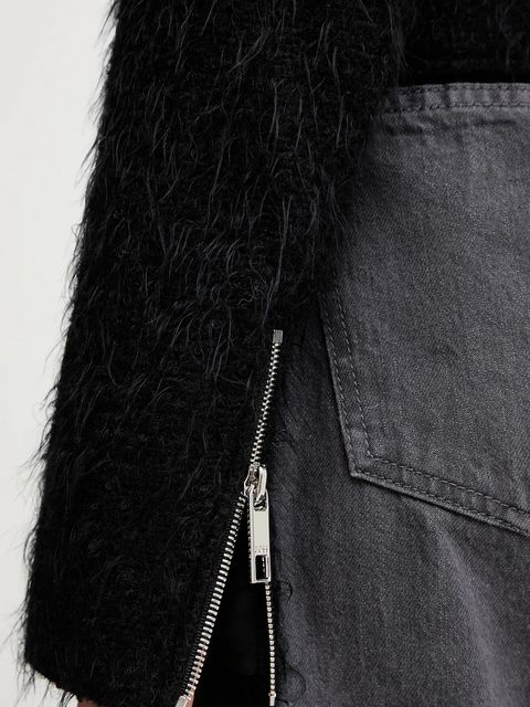 BOSS kurtka z dodatkiem wełny kolor czarny przejściowa 50549159