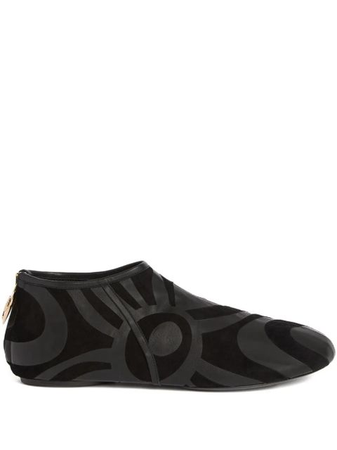 PUCCI print zip flat shoes - Black - zdjęcie produktu nr 1