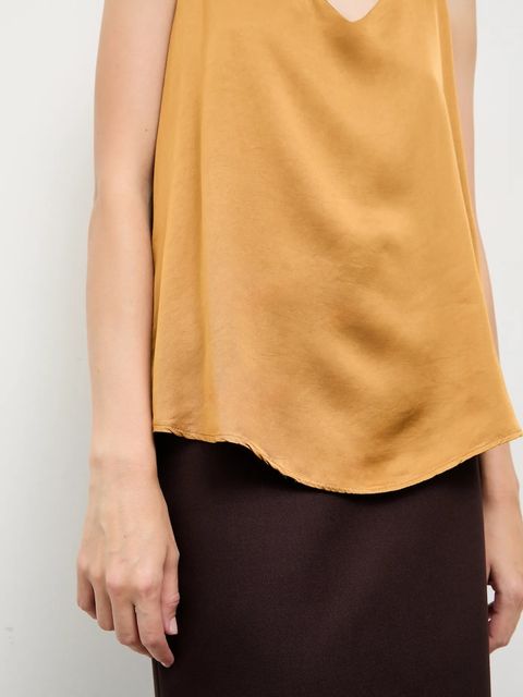 Answear.LAB bluzka damska kolor brązowy gładka