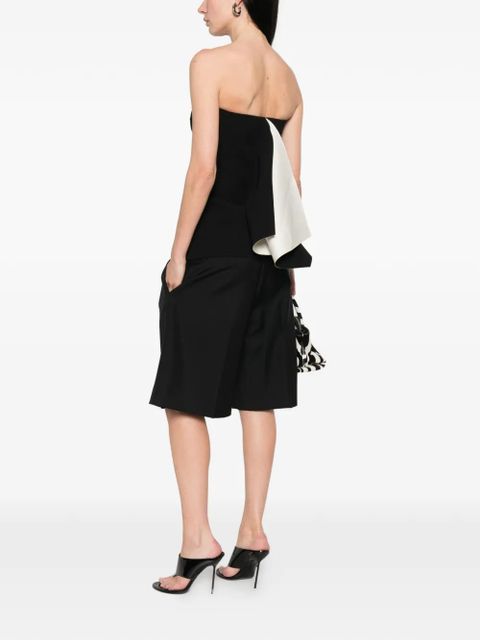 ENTIRE STUDIOS strapless panelled top - Black - zdjęcie produktu nr 2