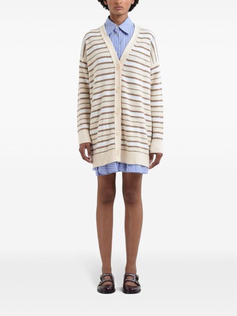 Marni striped cardigan - Neutrals - zdjęcie produktu nr 2