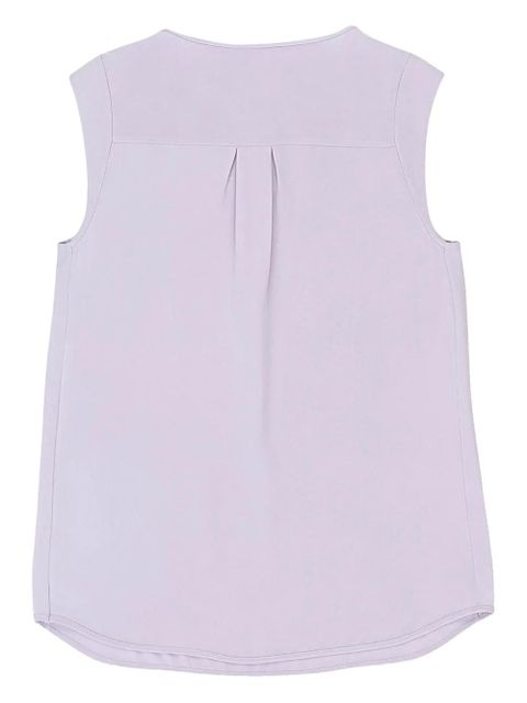 Loro Piana scoop-neck vest - Purple - zdjęcie produktu nr 2