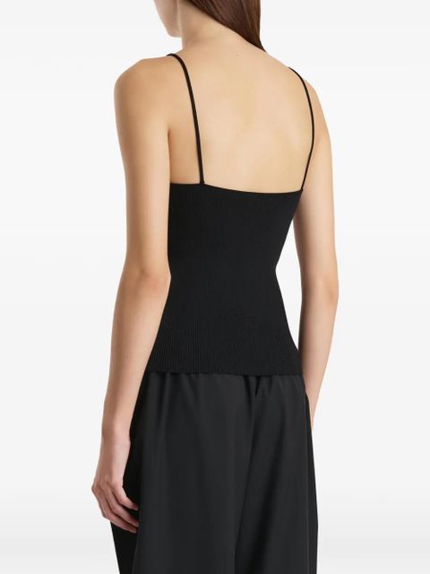 KHAITE Bellame top - Black