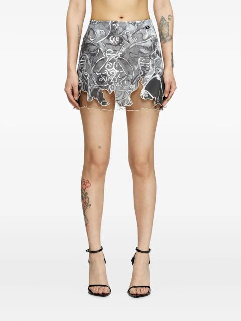 Diesel O-Lane mini skirt - Grey