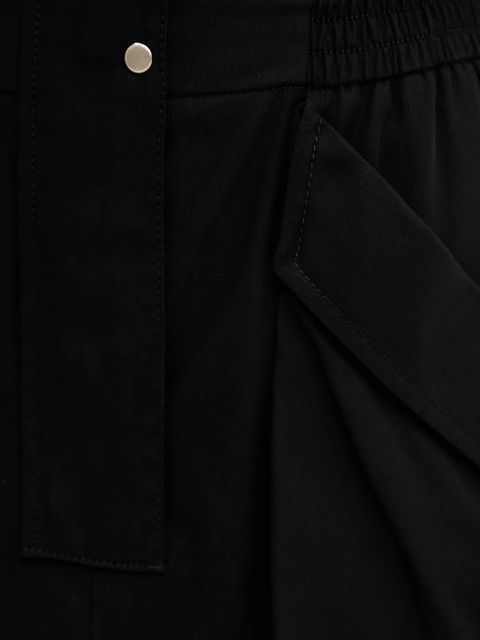 Pinko spódnica bawełniana kolor czarny midi prosta 104703 A2ER