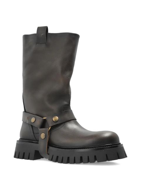 Golden Goose Kurt Chunky buckle-strap leather boots - Brown - zdjęcie produktu nr 2