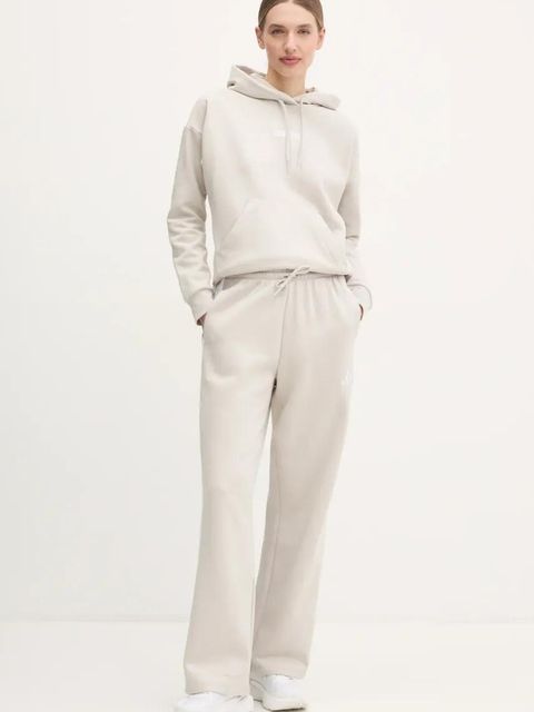 adidas spodnie dresowe Essentials kolor beżowy wzorzyste JW9215 - zdjęcie produktu nr 2