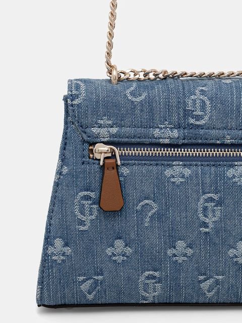 Guess torebka GREYSON kolor niebieski HWDG92 06210