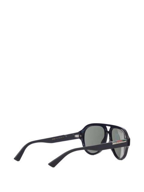 Gucci pilot-frame sunglasses - Black