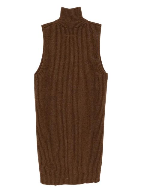MM6 Maison Margiela knitted dress - Brown - zdjęcie produktu nr 2