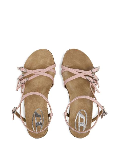 Diesel 105mm D-Woodstock buckled sandals - Pink