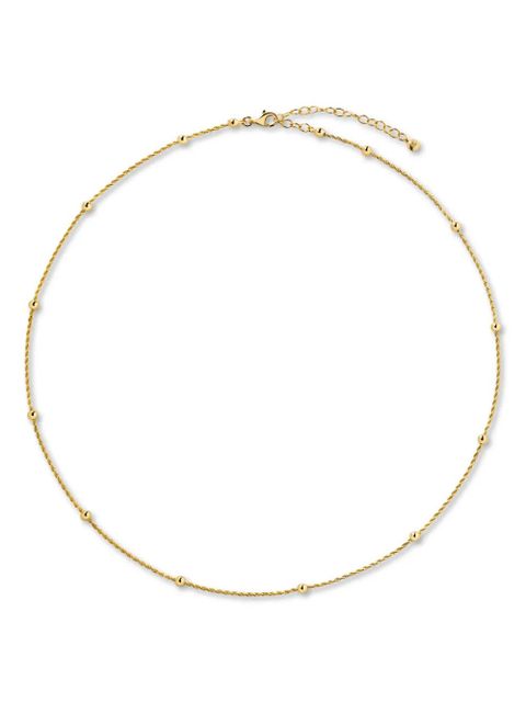 Monica Vinader beaded rope-chain necklace - Gold - zdjęcie produktu nr 1