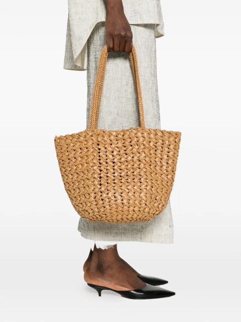 The Row Estelle woven tote bag - Brown - zdjęcie produktu nr 2