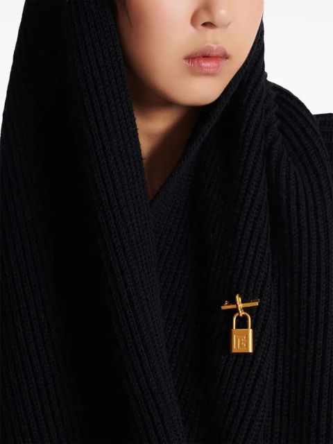 Balmain padlock key brooch - Gold - zdjęcie produktu nr 1