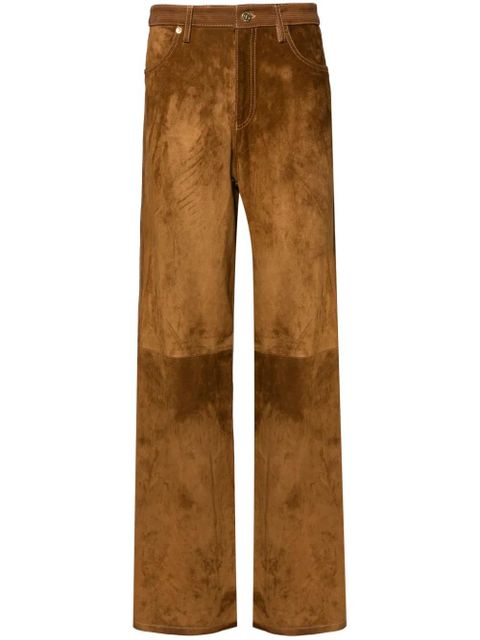 Golden Goose Melany straight-leg trousers - Brown - zdjęcie produktu nr 1