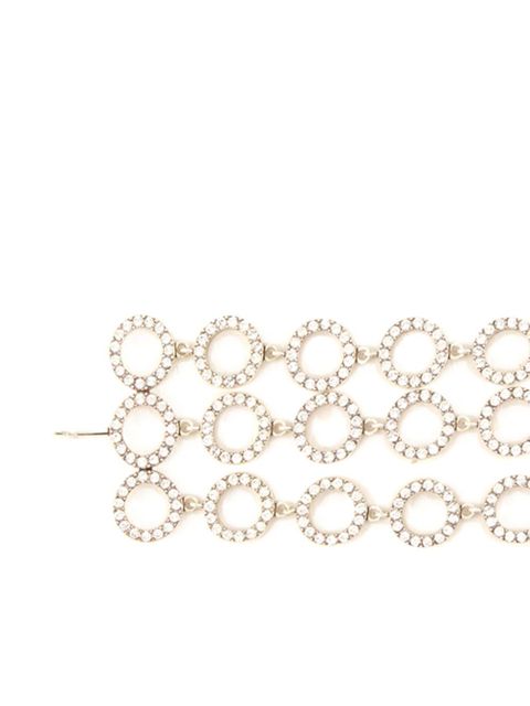 ISABEL MARANT crystal-embellished bracelet - Silver - zdjęcie produktu nr 2