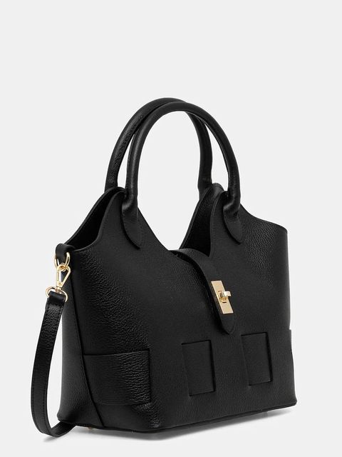 Answear.LAB torebka skórzana kolor czarny - zdjęcie produktu nr 2