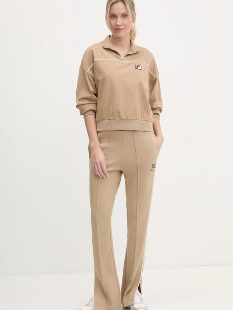 Fila bluza Liebau damska kolor beżowy wzorzysta FAW0879 - zdjęcie produktu nr 2