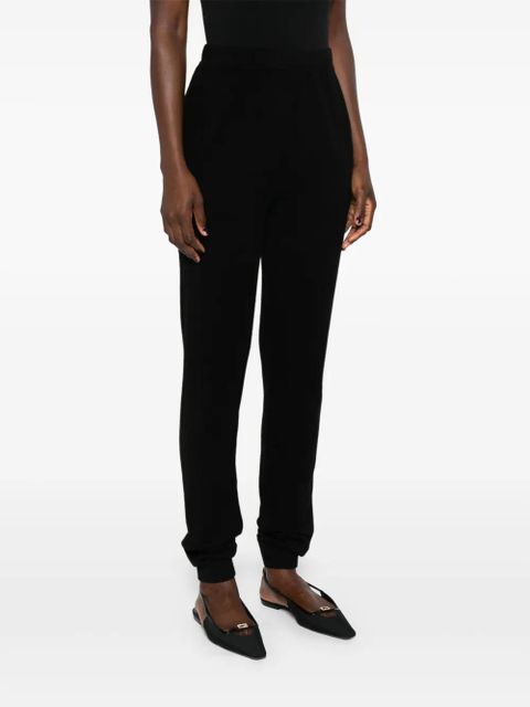 Saint Laurent high-waisted cashmere leggings - Black - zdjęcie produktu nr 2