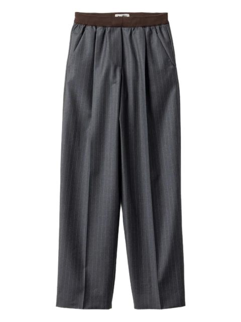 Miu Miu pinstripe trousers - Grey - zdjęcie produktu nr 1