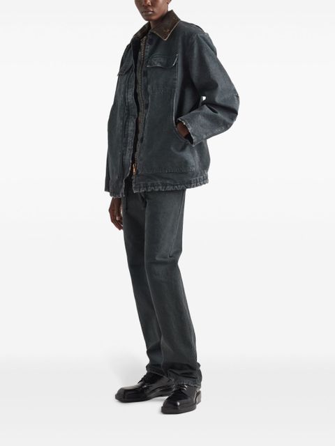 Prada canvas trousers - Grey - zdjęcie produktu nr 2