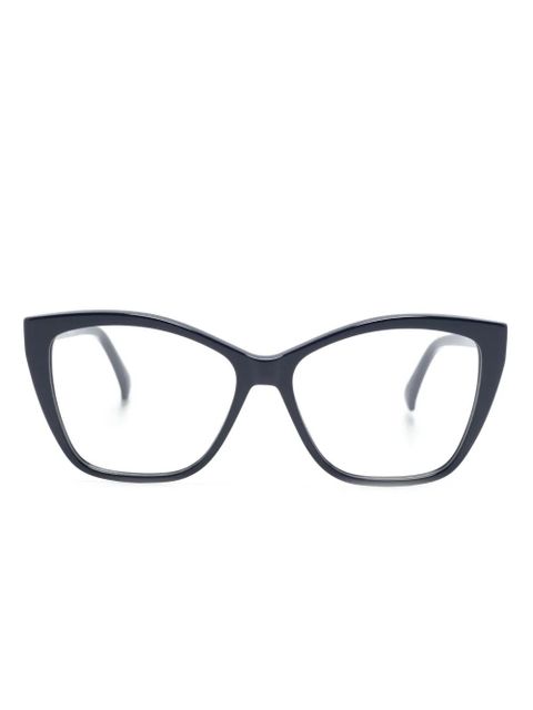 Max Mara Eyewear butterfly-frame glasses - Blue - zdjęcie produktu nr 1