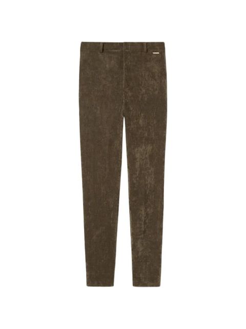 Gucci scratched velvet-effect trousers - Brown - zdjęcie produktu nr 1
