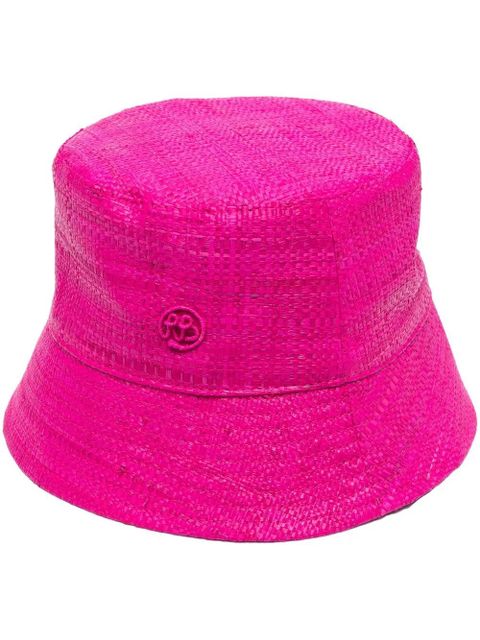 Ruslan Baginskiy embroidered-logo bucket hat - Pink - zdjęcie produktu nr 1